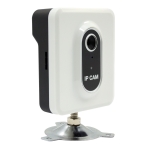 IP Mini Camera, 1/4CMOS Sensor, 0.3Mp, 2.8mm Mp Lens, MJPEG, P2P